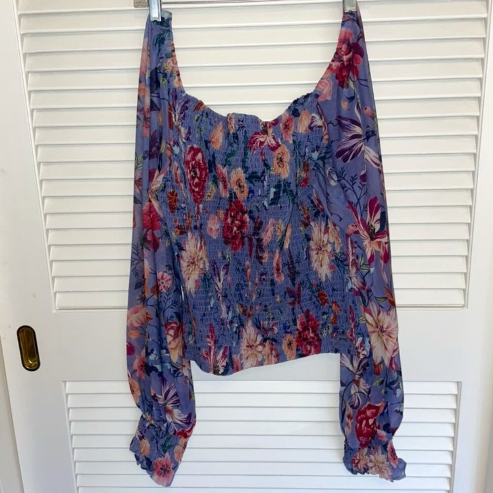 Rouched Anthropologie Blouse